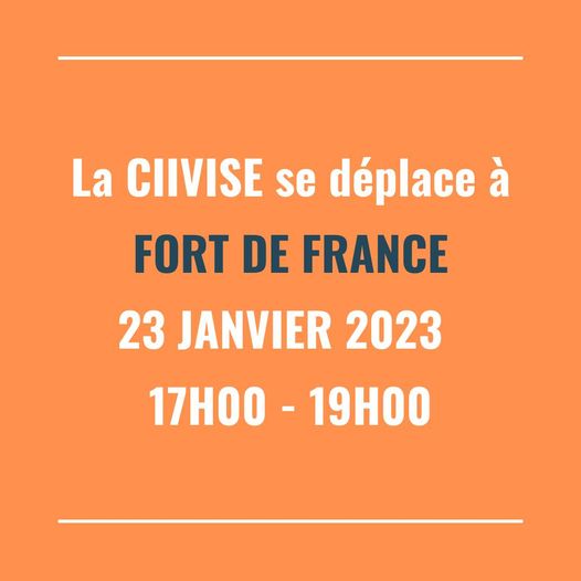 Les rencontres de la CIIVISE – Le 23 janvier à Fort-de-France